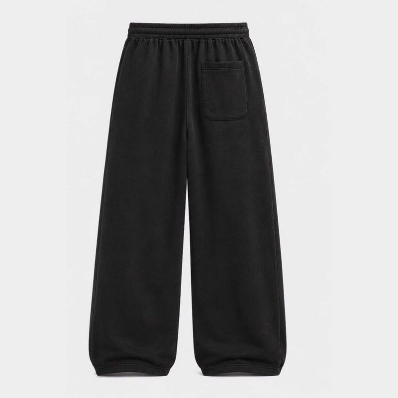 ZYEN Sweatpants — Off Black, back