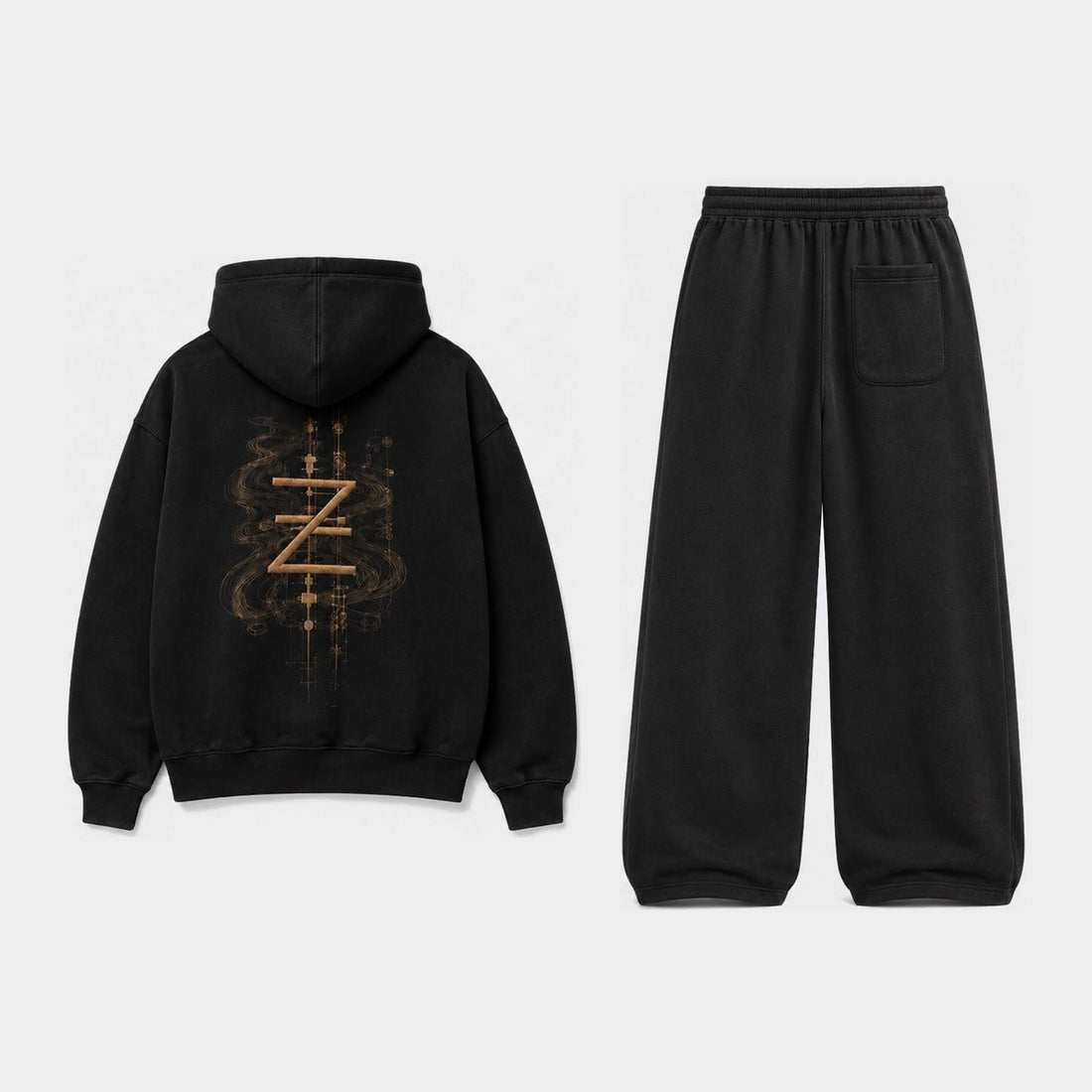 ZYEN Set — Off Black — back