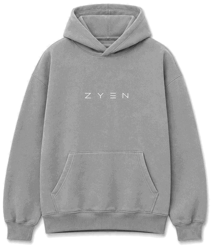 Mirror Hoodie, Concrete, front