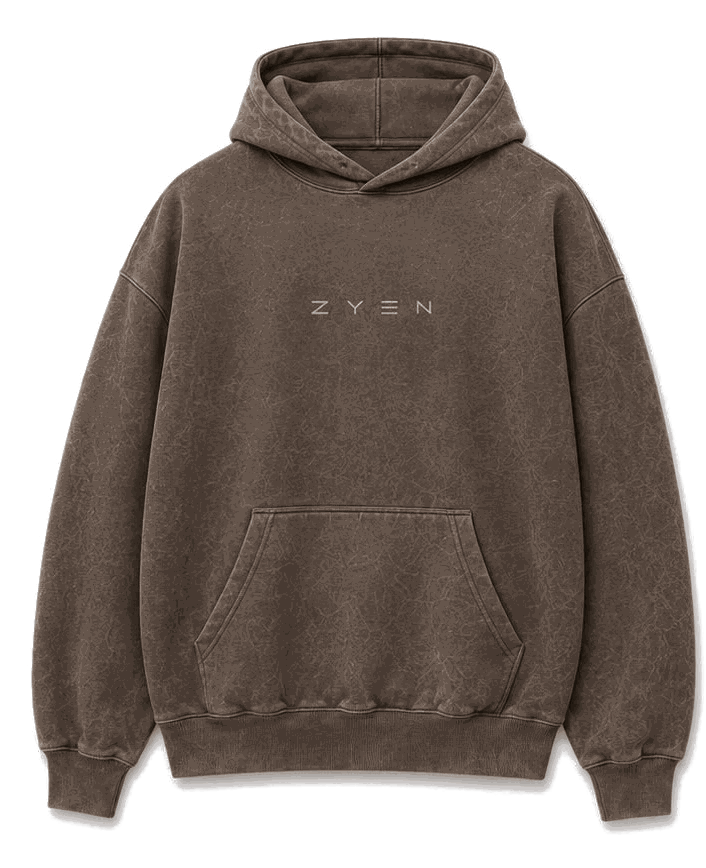 Axis Hoodie, Mocha Wash, front