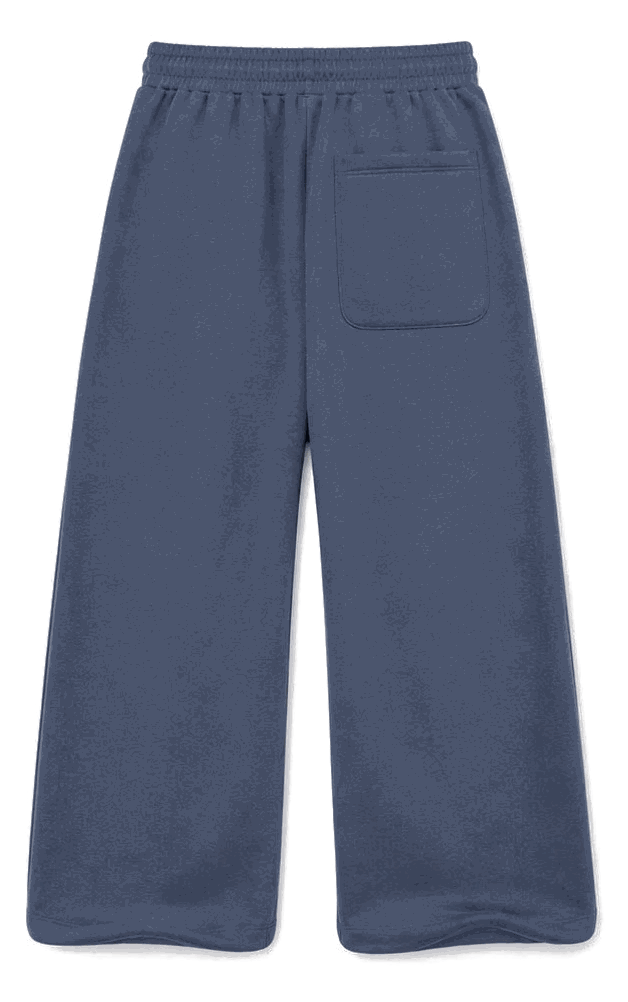 Wide Sweatpant, Slate, back print