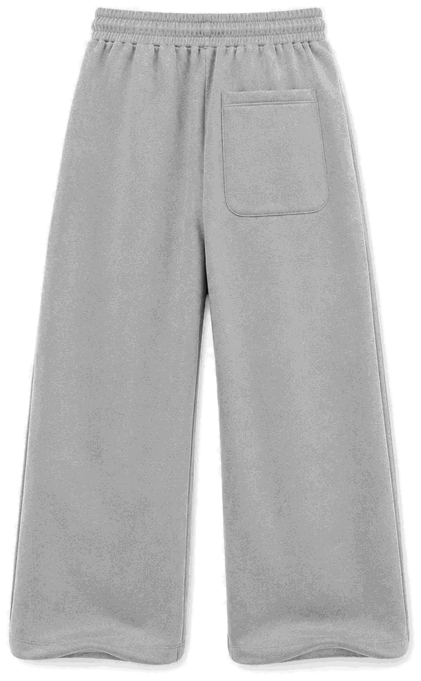 Wide Sweatpant, Concrete, back print