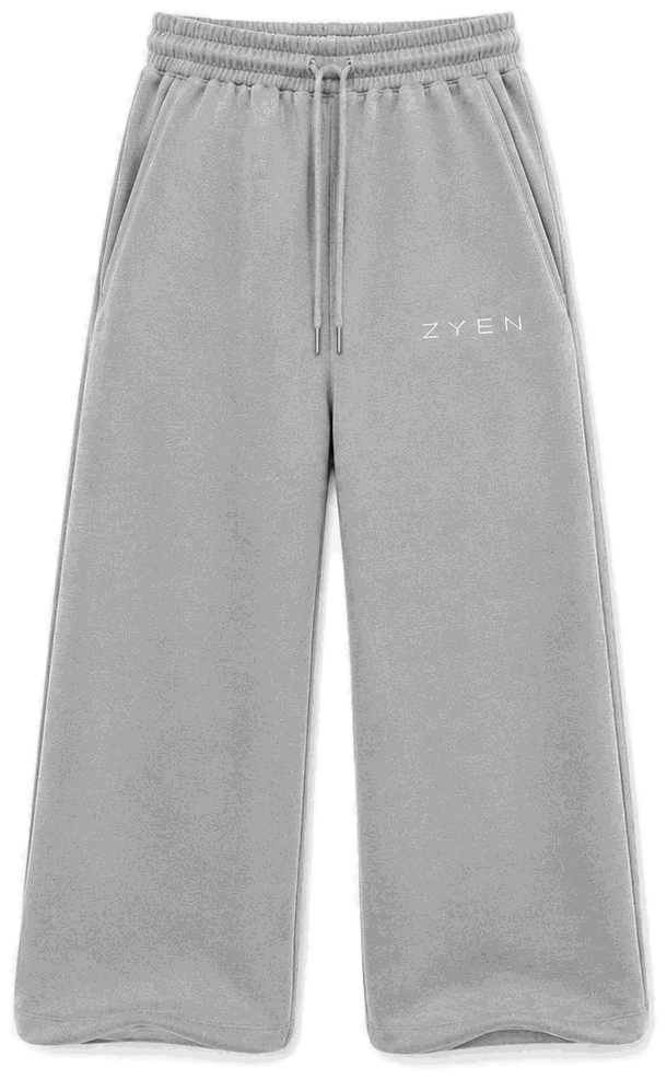 Wide Sweatpant, Concrete, front